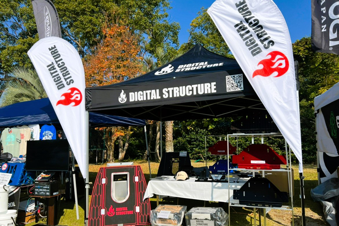 イージーアップテントQRコードプリント