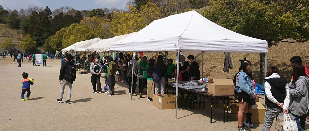 年間行事に使える寄贈用テント