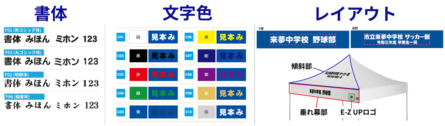 名入れテント購入方法