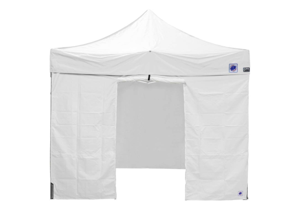 横幕加工　出入口ファスナー(ファスナー2本（ バックル付き）)