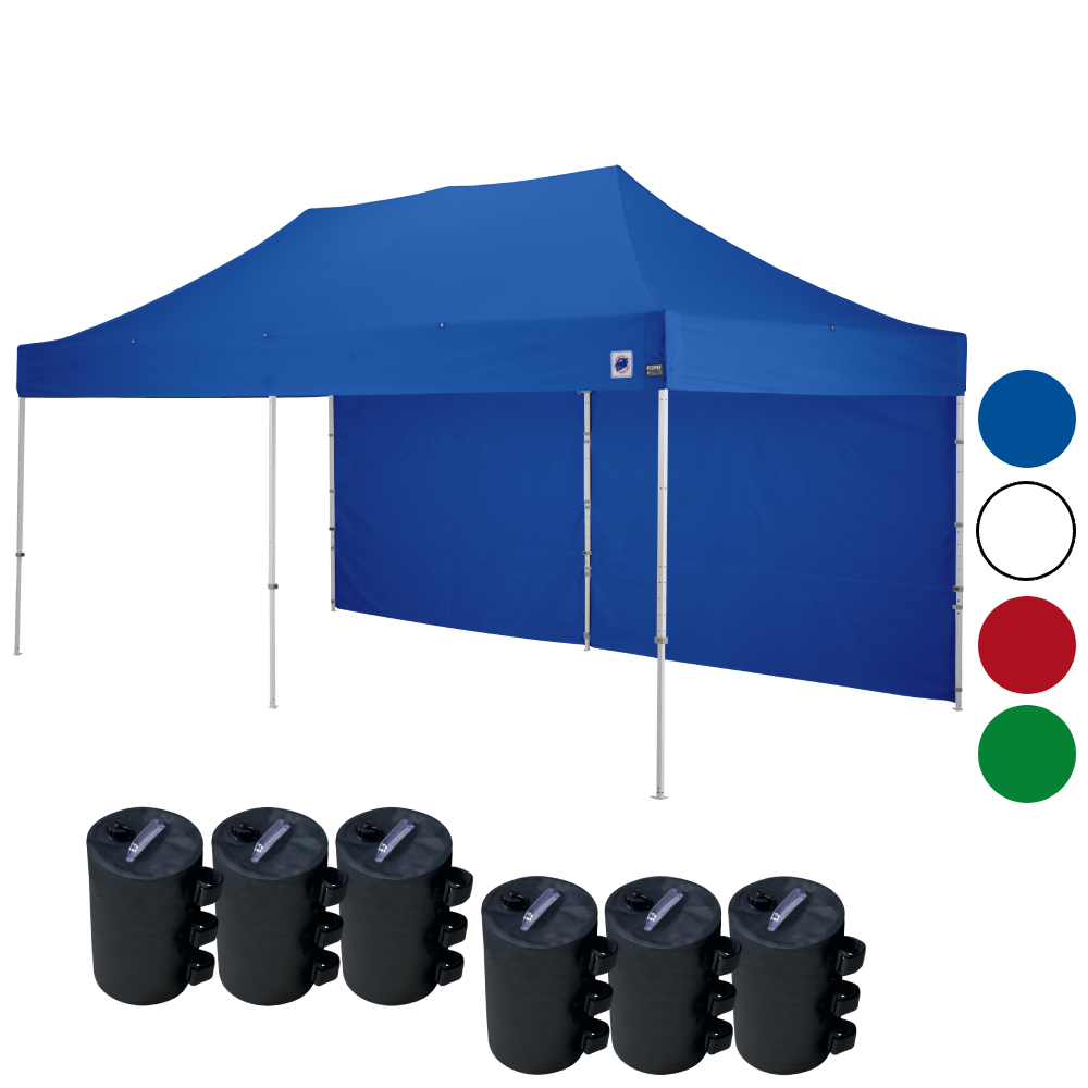 デラックス (3×6m) スチール＋横幕1面分＋水ウエイトセット