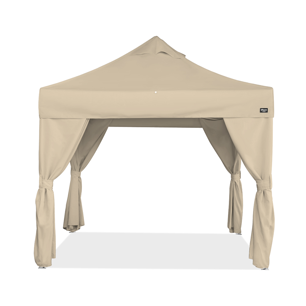 バンガロー カーテン4枚付き (3×3m)(ベージュ)