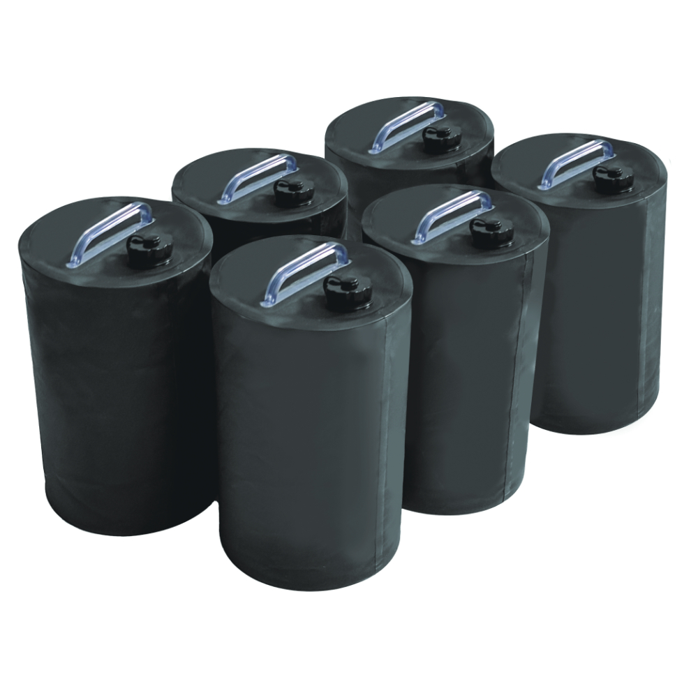 水ウエイトバッグ(6個セット (支柱6本用))