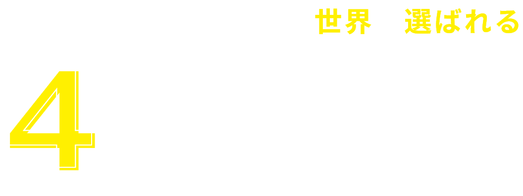 イージーアップが世界で選ばれる4つの理由