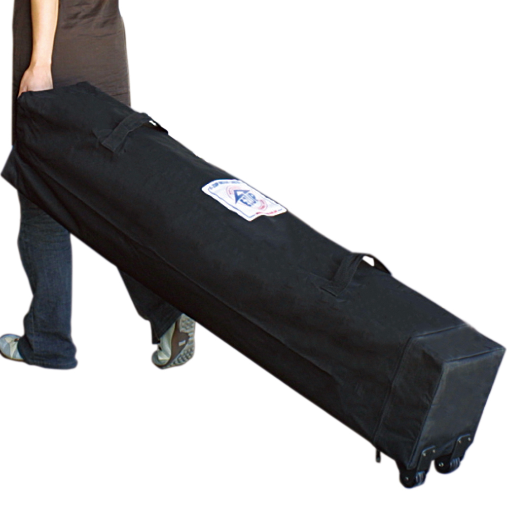 イベント用テントの持ち運びもかんたん安心！ローラーキャリーバッグ付属。