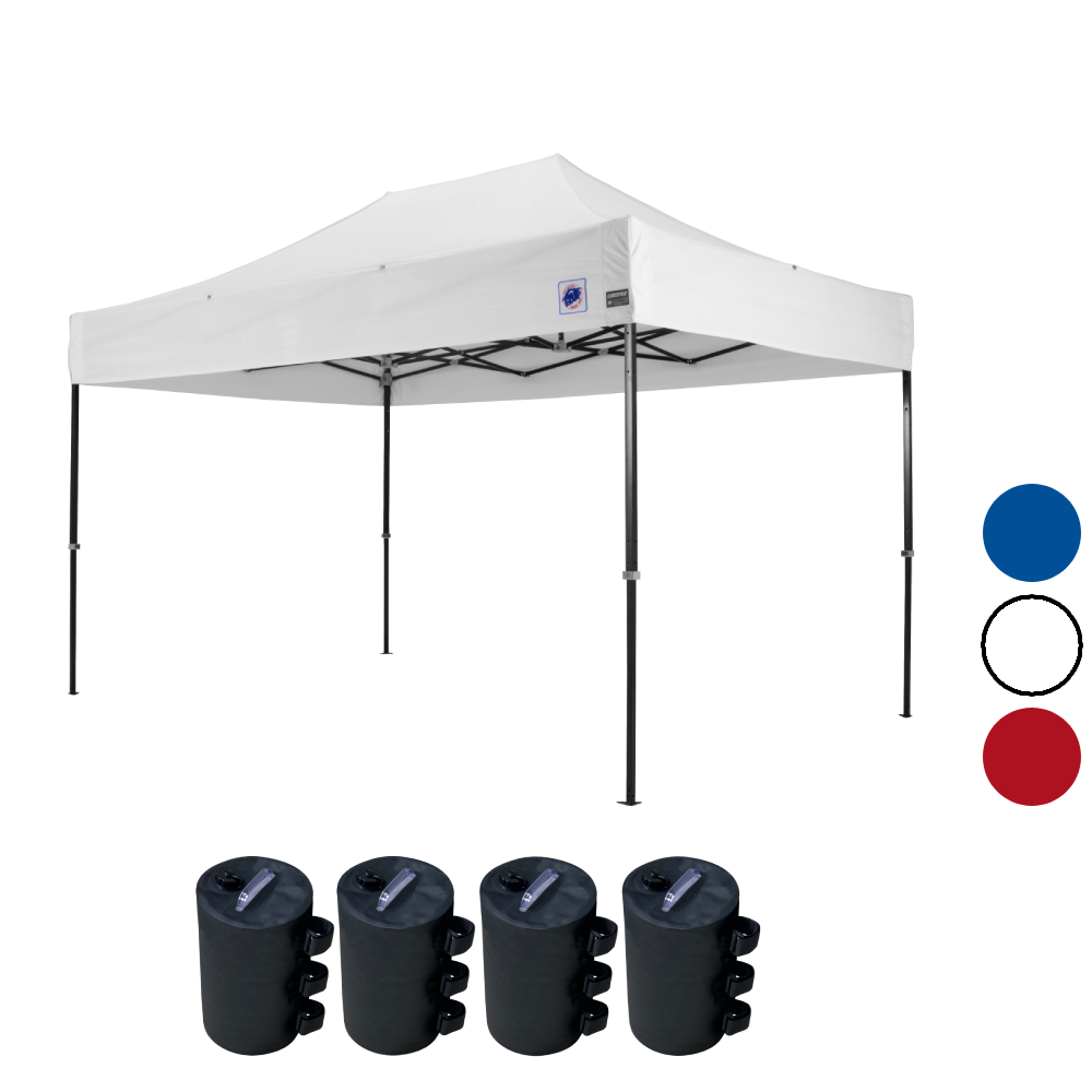 3.7mサイズのイベント用テント＋風対策用おもりのお得なセットです。