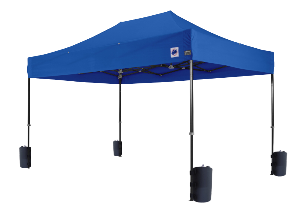 イベント用テントDR37ブルー横幕水ウエイトセット