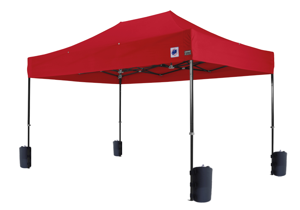 イベント用テントDR37レッド横幕水ウエイトセット