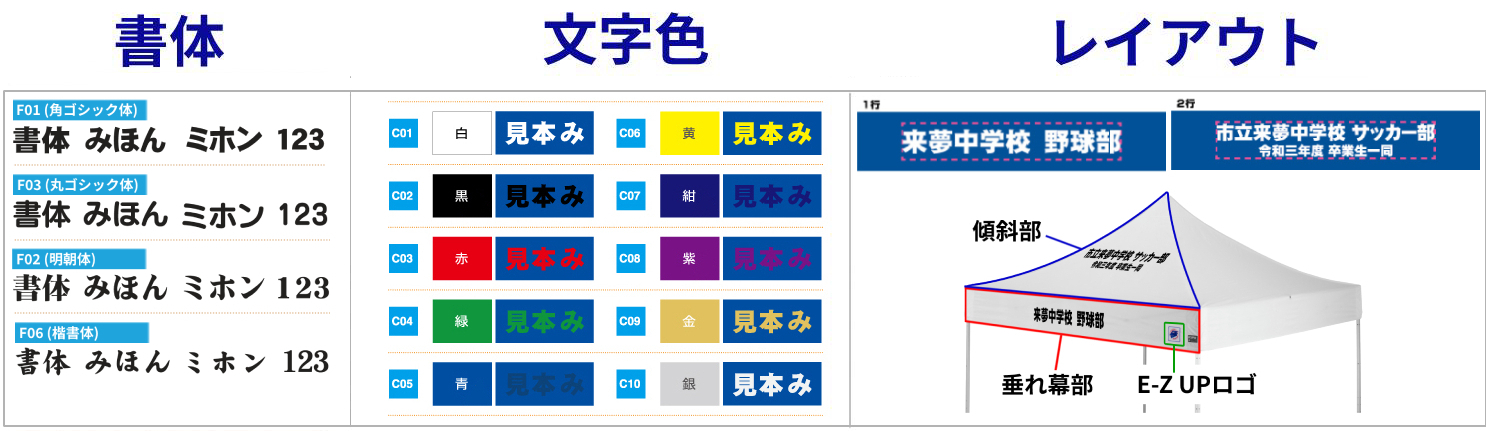 名入れテント購入方法